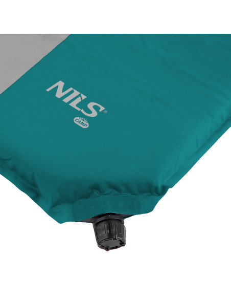 ТЮРКОАЗНО-СИВА САМОНАДУВАЩА ПОСТЕЛКА NILS CAMP