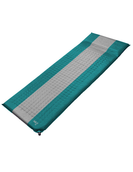 ТЮРКОАЗНО-СИВА САМОНАДУВАЩА ПОСТЕЛКА NILS CAMP