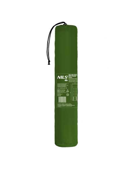 ТЪМНО ЗЕЛЕНА САМОНАДУВАЩА ПОСТЕЛКА NILS CAMP