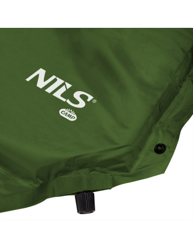 ТЪМНО ЗЕЛЕНА САМОНАДУВАЩА ПОСТЕЛКА NILS CAMP