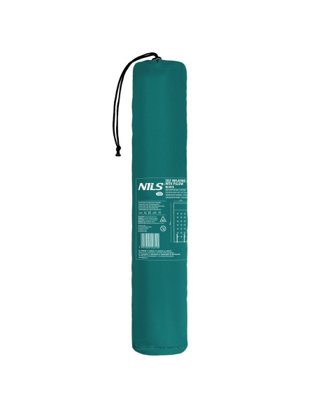 Самонадуваща се постелка за деца Nils Camp, морско синя