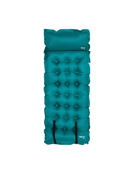 Самонадуваща се постелка за деца Nils Camp, морско синя