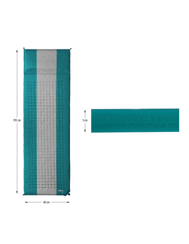 СИньо-СИВА САМОНАДУВАЩА ПОСТЕЛКА NILS CAMP