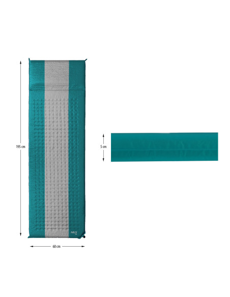 СИньо-СИВА САМОНАДУВАЩА ПОСТЕЛКА NILS CAMP