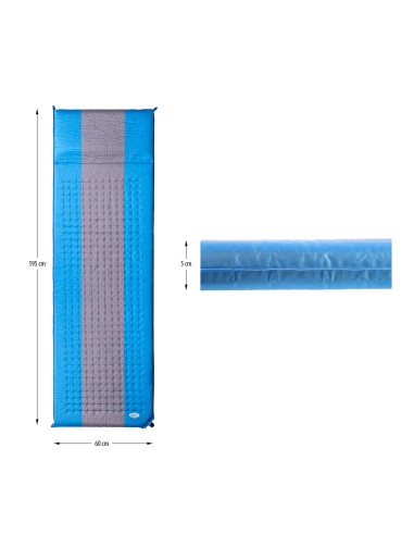 СИньо-СИВА САМОНАДУВАЩА ПОСТЕЛКА NILS CAMP