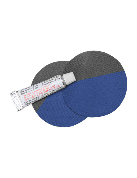 СИНЬО-СИВА САМОНАДУВАЩА ПОСТИЛКА С ВЪЗГЛАВНИЦА NILS CAMP