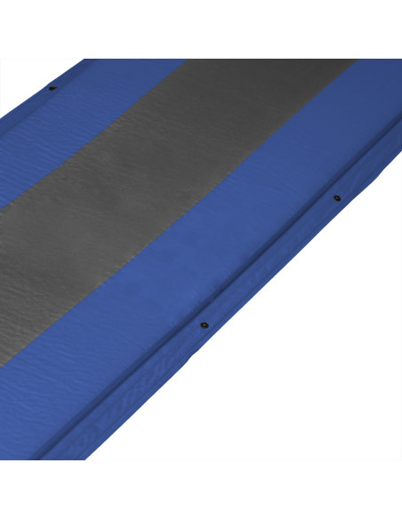СИНЬО-СИВА САМОНАДУВАЩА ПОСТИЛКА С ВЪЗГЛАВНИЦА NILS CAMP
