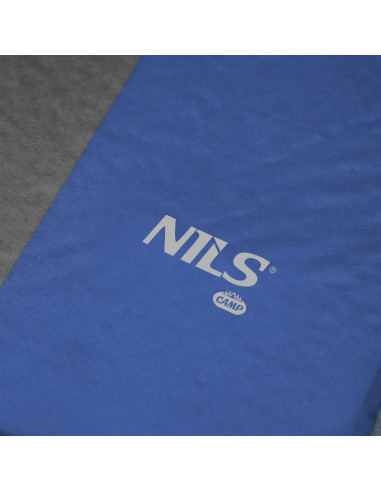 СИНЬО-СИВА САМОНАДУВАЩА ПОСТИЛКА С ВЪЗГЛАВНИЦА NILS CAMP