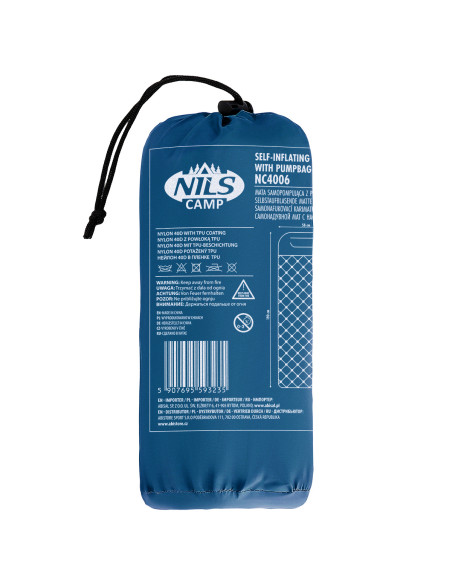 ТУРИСТИЧЕСКА ПОСТИЛКА ТЮРКОАЗ С ВЪЗДУШНА ПОМПА NILS CAMP