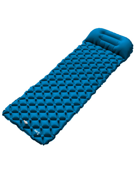 ТУРИСТИЧЕСКА ПОСТИЛКА ТЮРКОАЗ С ВЪЗДУШНА ПОМПА NILS CAMP