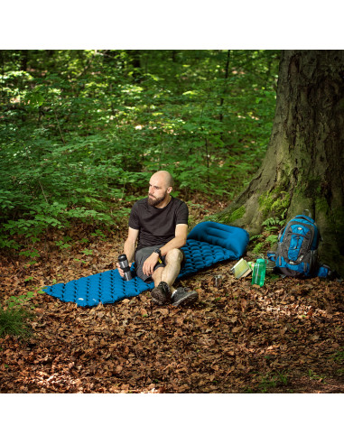 ТУРИСТИЧЕСКА ПОСТИЛКА ТЮРКОАЗ С ВЪЗДУШНА ПОМПА NILS CAMP