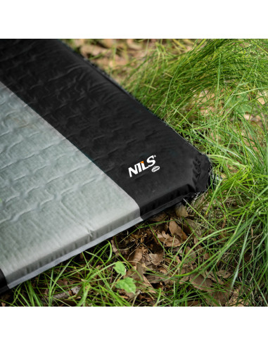 САМОНАДУВАЕМА ПОСТИЛКА СИВО-ЧЕРНА NILS CAMP