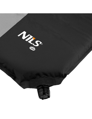 САМОНАДУВАЕМА ПОСТИЛКА СИВО-ЧЕРНА NILS CAMP