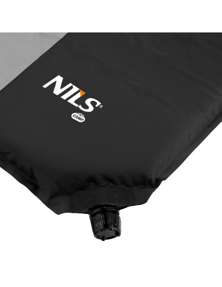 САМОНАДУВАЕМА ПОСТИЛКА СИВО-ЧЕРНА NILS CAMP