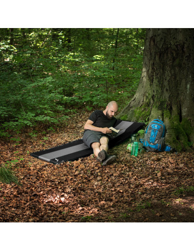 САМОНАДУВАЕМА ПОСТИЛКА СИВО-ЧЕРНА NILS CAMP