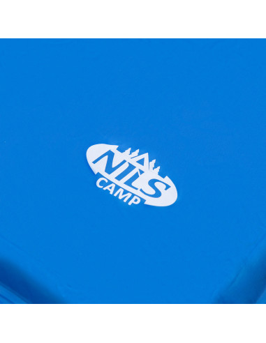 СИНЯ САМОНАДУВАЩА ПОСТИЛКА С ВЪЗГЛАВНИЦА ЗА 2 МЕСТА NILS CAMP