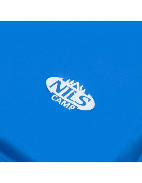 СИНЯ САМОНАДУВАЩА ПОСТИЛКА С ВЪЗГЛАВНИЦА ЗА 2 МЕСТА NILS CAMP
