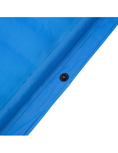 СИНЯ САМОНАДУВАЩА ПОСТИЛКА С ВЪЗГЛАВНИЦА ЗА 2 МЕСТА NILS CAMP