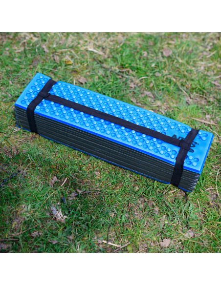 СИНЯ СГЪВАЕМА ПОСТЕЛКА 188см NILS CAMP