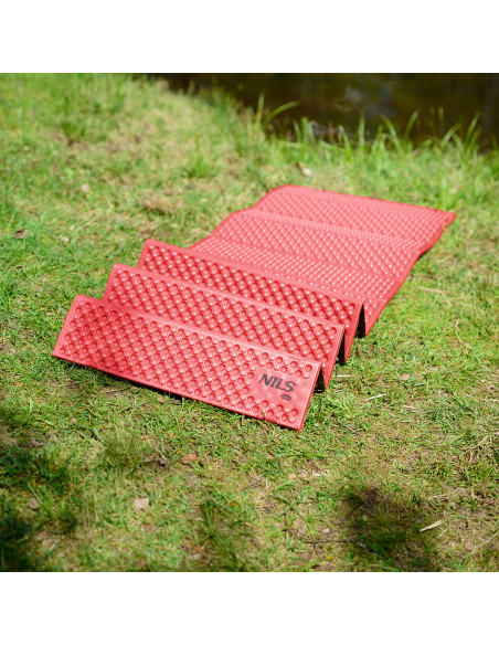 ЧЕРВЕНА СГЪВАЕМА ПОСТИЛКА 188см NILS CAMP