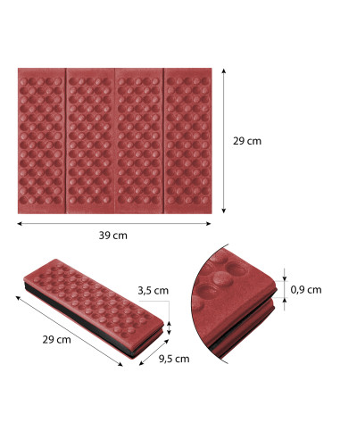 ЧЕРВЕНА СТОЙКА ЗА СЕДАЛКА NILS CAMP