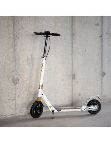 СКУТЕР БЯЛО-ЗЛАТИСТ С ДИСКОВА СПИРАЧКА NILS EXTREME