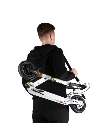 СКУТЕР БЯЛО-ЗЛАТИСТ С ДИСКОВА СПИРАЧКА NILS EXTREME