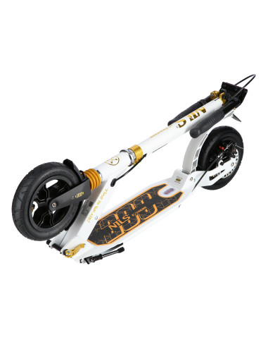 СКУТЕР БЯЛО-ЗЛАТИСТ С ДИСКОВА СПИРАЧКА NILS EXTREME