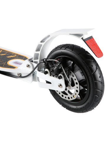 СКУТЕР БЯЛО-ЗЛАТИСТ С ДИСКОВА СПИРАЧКА NILS EXTREME