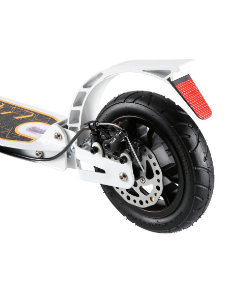 СКУТЕР БЯЛО-ЗЛАТИСТ С ДИСКОВА СПИРАЧКА NILS EXTREME