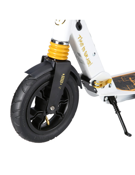 СКУТЕР БЯЛО-ЗЛАТИСТ С ДИСКОВА СПИРАЧКА NILS EXTREME