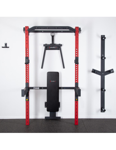 СТЕННА СТОЙКА ЗА ДОМАШНИ ТРЕНИРОВКИ ЧЕРВЕНА HMS