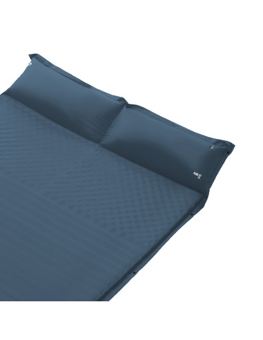 СИВА САМОНУВАЩА СЕ ПОСТЪЛКА С ВЪЗГЛАВНИЦА ЗА 2 ДУШИ NILS CAMP