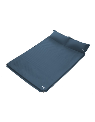 СИВА САМОНУВАЩА СЕ ПОСТЪЛКА С ВЪЗГЛАВНИЦА ЗА 2 ДУШИ NILS CAMP