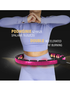 МАГНИТЕН ОБРУЧ ЧЕРЕН/РОЗОВ HHM16 С БРОЯЧ HMS + ТЪНЪК КОЛАНС BR163 ЧЕРЕН