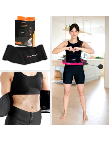 МАГНИТЕН ОБРУЧ ЧЕРЕН/РОЗОВ HHM16 С БРОЯЧ HMS + ТЪНЪК КОЛАНС BR163 ЧЕРЕН