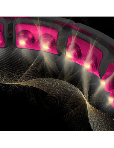 МАГНИТЕН ОБРУЧ ЧЕРЕН/РОЗОВ HHM16 С БРОЯЧ HMS + ТЪНЪК КОЛАНС BR163 ЧЕРЕН