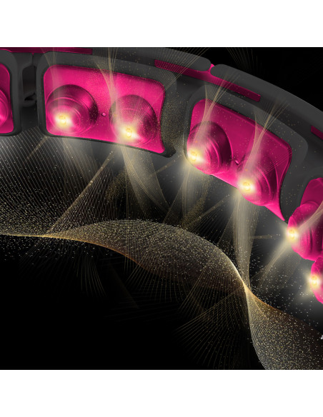 МАГНИТЕН ОБРУЧ ЧЕРЕН/РОЗОВ HHM16 С БРОЯЧ HMS + ТЪНЪК КОЛАНС BR163 ЧЕРЕН