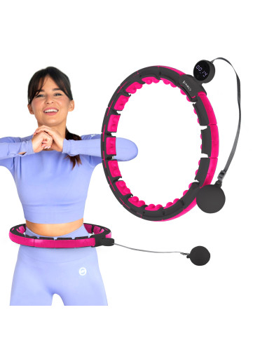 МАГНИТЕН ОБРУЧ ЧЕРЕН/РОЗОВ HHM16 С БРОЯЧ HMS + ТЪНЪК КОЛАНС BR163 ЧЕРЕН