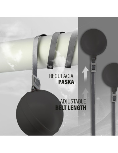 МАГНИТЕН ОБРУЧ ЧЕРЕН/РОЗОВ HHM16 С БРОЯЧ HMS + ТЪНЪК КОЛАНС BR163 ЧЕРЕН