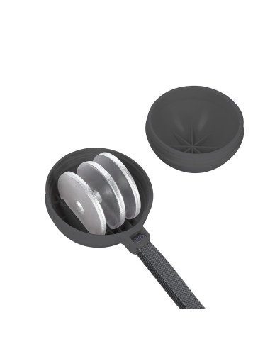 МАГНИТЕН ОБРУЧ ЧЕРЕН/РОЗОВ HHM16 С БРОЯЧ HMS + ТЪНЪК КОЛАНС BR163 ЧЕРЕН