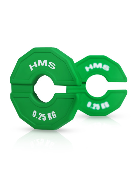 (2 x 0,25 кг) Тежест за затягане за силови и фитнес уреди 2 x 0,25 кг HMS