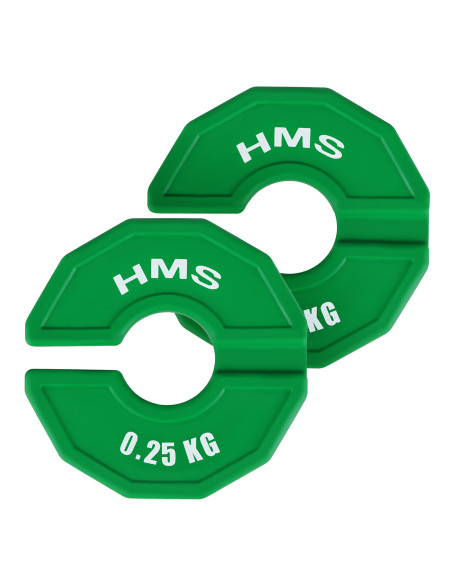 (2 x 0,25 кг) Тежест за затягане за силови и фитнес уреди 2 x 0,25 кг HMS