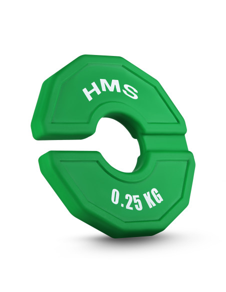 (2 x 0,25 кг) Тежест за затягане за силови и фитнес уреди 2 x 0,25 кг HMS