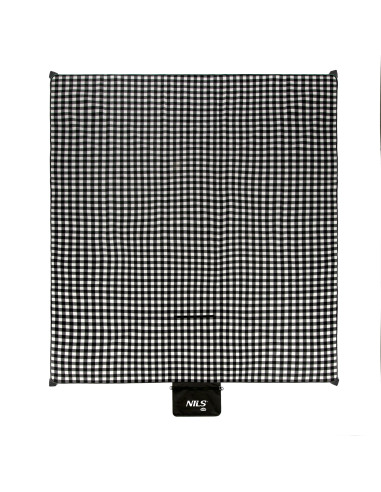 ОДЕЯЛО ЗА ПИКНИК ЧЕРНО-БЯЛО 200×200 СМ PE + ALU NILS CAMP