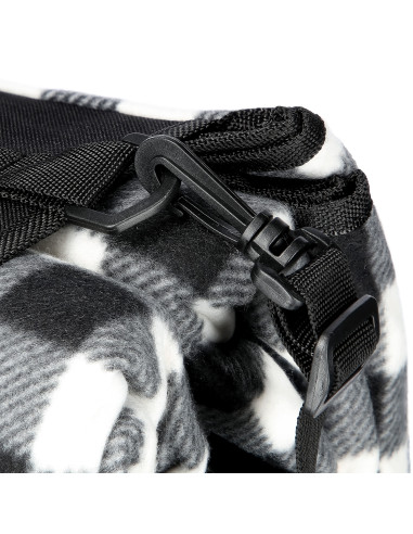 ОДЕЯЛО ЗА ПИКНИК ЧЕРНО-БЯЛО 200×200 СМ PE + ALU NILS CAMP