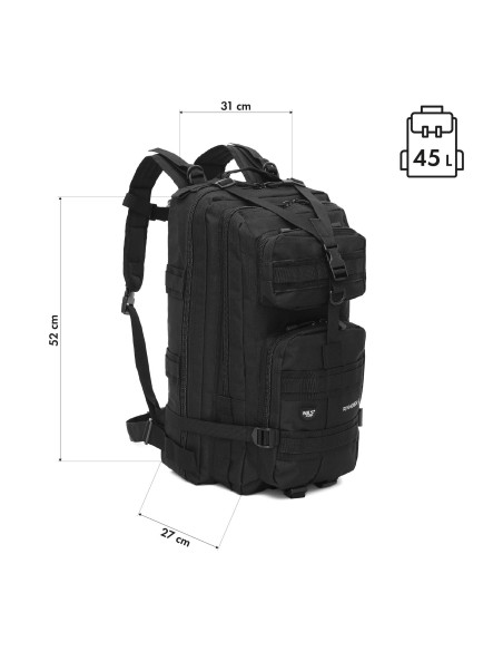 Тактическа раница BLACK RANGER 45L NILS CAMP