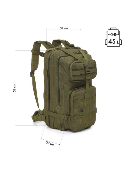 Тактическа раница Green Ranger 45L Nils Camp