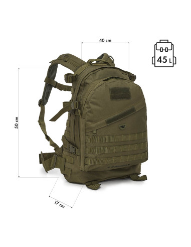 Тактическа раница Green Vanguard 45L Nils Camp