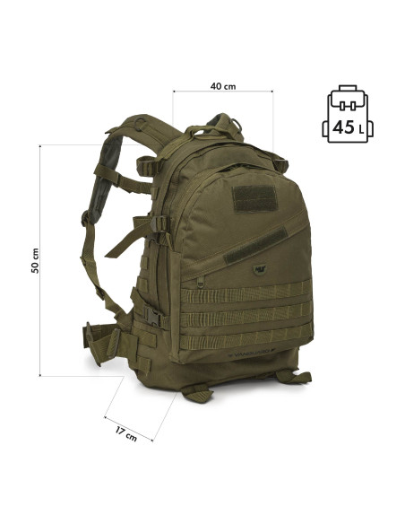Тактическа раница Green Vanguard 45L Nils Camp